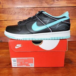 Nike Dunk Low SE Shoes GS 6.5Y Womens‎ 8 Black Copa White Chile Red Noir New